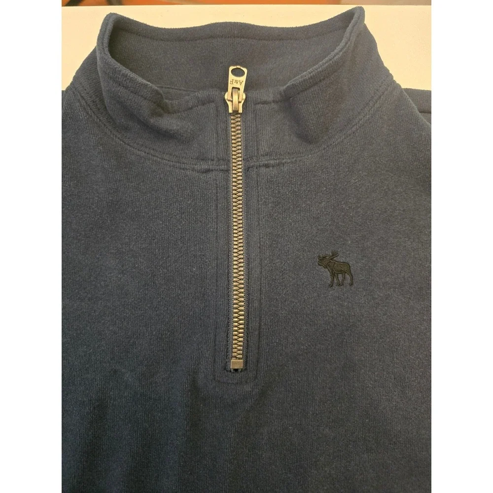 Abercrombie Kids Preppy Basic Quarter-Zip Pullover Youth Size 7/8